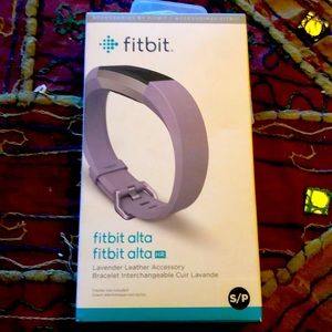 Fitbit lavender leather accessory